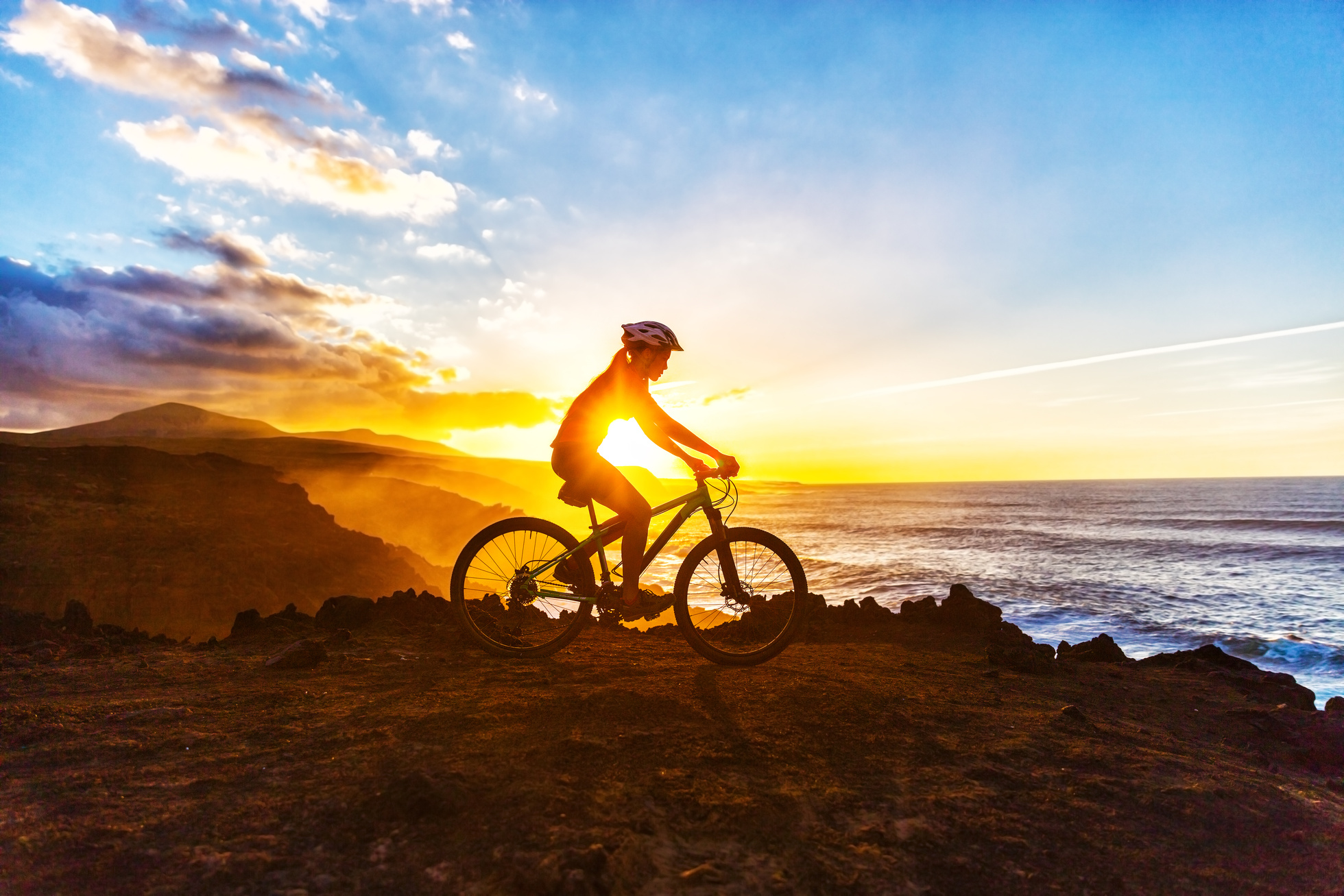 Mountain Biking Woman