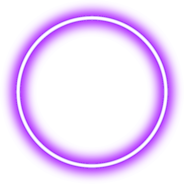 Purple Neon Circle Border